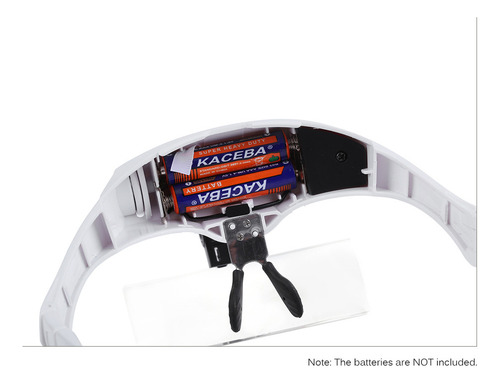 W Lupa Con Diadema Con 5 Lentes Y Luces Led, Ajustable