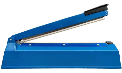 Máquina Seladora Manual De Alimentos Embalagens 30cm 110v Cor Azul