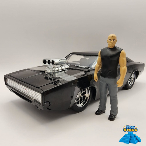 Dodge Charger Dom's F&f Dominic Toreto Jada Esc 1:24 Figura