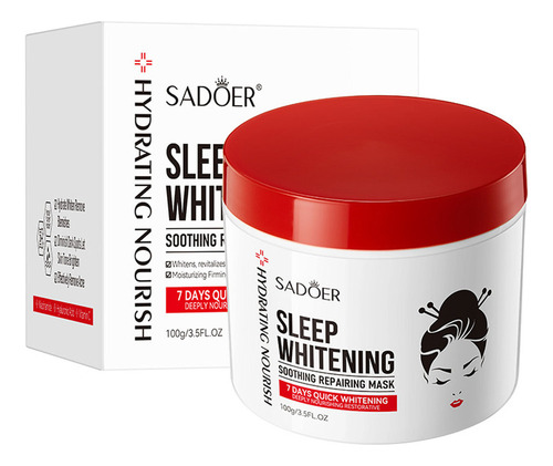Mascarilla Para Dormir Calmante Blanqueadora Con Tretinoína