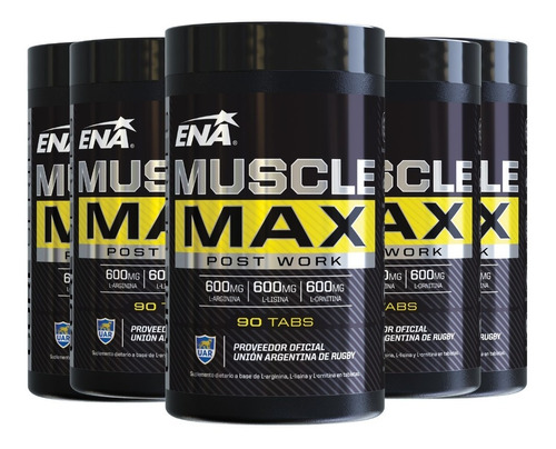 5 Muscle Max Ena Sport Desarrollador De Músculos 