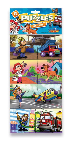Duravit 015 Rompecabezas Puzzles Oficios X 16 Piezas