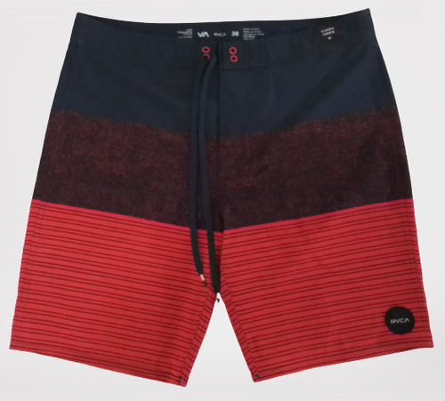 Shorts Bermuda Rvca 4puntos Stretch De Playa Secado Rapido