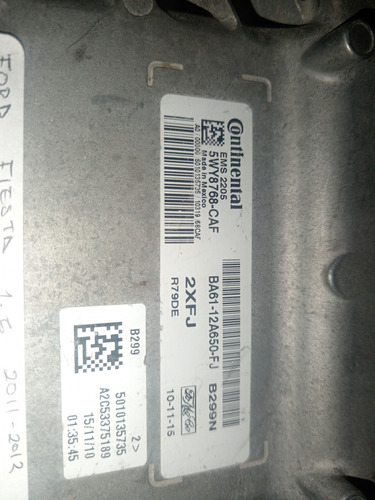 Computadora Automotriz Ford Fiesta 1.6 13-14 E2ba12a650se (Usado)