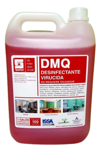 Desinfectante Virucida Para Fumigar Desinfectar Personas Dmq