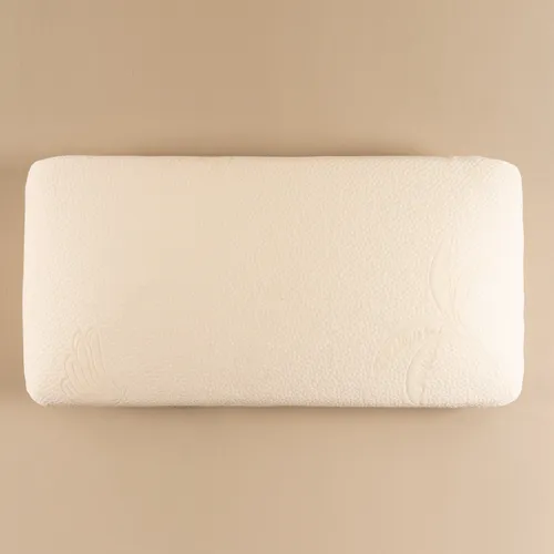 Almohada King Size Arredo Vicoelástica Fibra Banana Beige
