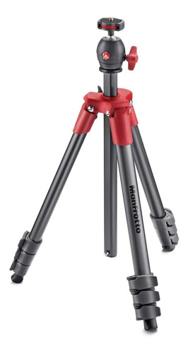 Manfrotto Trípode Compact Light Rojo