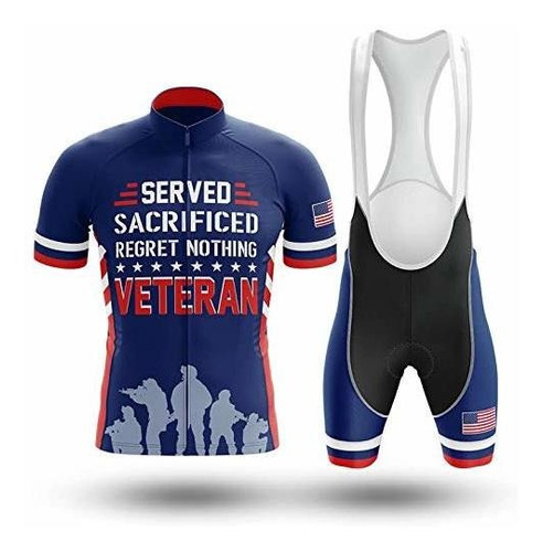 Ee.uu. Veterano V2 Ciclismo Sets Bicicleta Uniforme Verano C