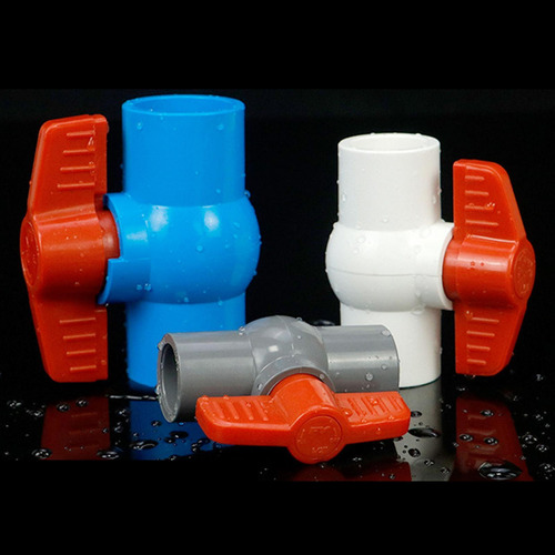 6 Válvula De Bola De Pvc Con Mango En T Compacto, 25mm