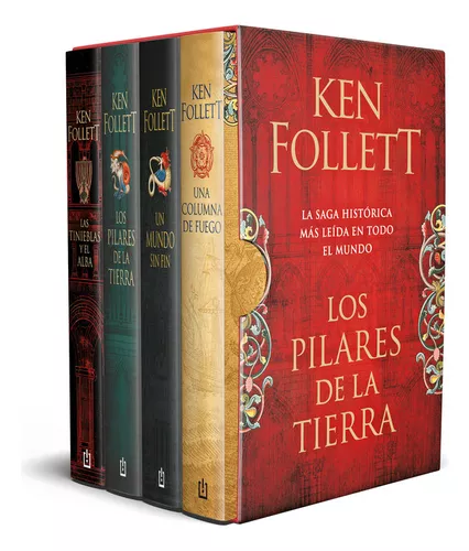 Estuche Saga Los Pilares De La Tierra, De Ken Follett. Editorial Nuevas  Ediciones Debolsillo S.l En Español