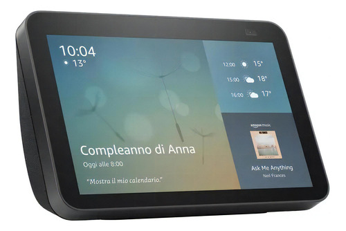 Pantalla inteligente Alexa Echo Show 8 de segunda generación, 8 bivolts, HD, color negro