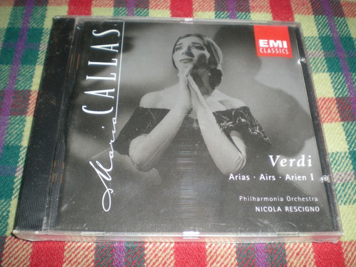 Maria Callas / Verdi Arias 1 - Cd Nuevo Holandes -leer ( 6 