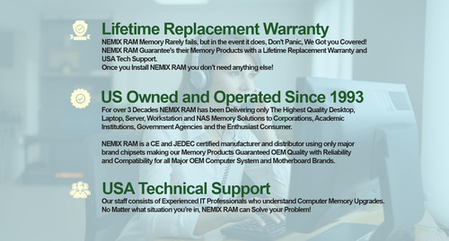 Nemix Ram 96gb (2x48gb) Ddr5 5200mhz Pc5-41600 2rx8 1.1v