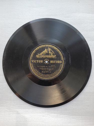Campanas De Iglesia Victor Record 63147 Disco De Pasta Impor