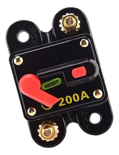 . 3 Disjuntor De Áudio Automotivo 200 Amperes Cc 12 V 24 V