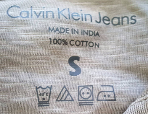 Chomba De Hombre Calvin Klein Con Cuello Original