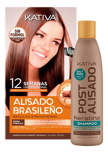 Kativa Alisado Brasileño Cabello Natura - mL a $372