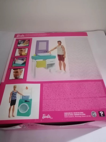 Barbie Ken Barba Mágica Original Mattel Ken Sellada De Fabri (Usado)