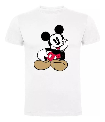 Polera 100% Algodon Manga Corta Diseño - Mickey - Disney 010