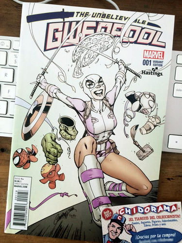 Comic - Gwenpool #1 Hastings Scott Campbell Spider-gwen