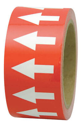 Incom Manufacturing Pma154 Arrow Tape,red,1in W,108ft Ro Aan