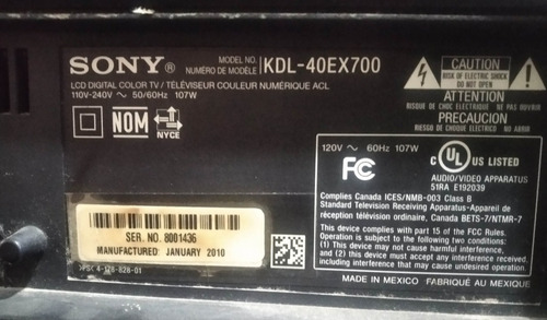 Imagen 2 de 4 de Pantalla Sony Bravía De 40 Pulgadas