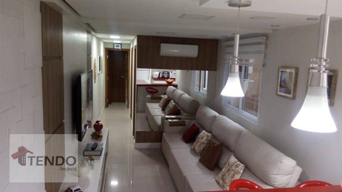 Imagem 2 de 15 de Cobertura 127 M² - Venda - 2 Dormitórios - 1 Suíte - Vila Falchi - Mauá/sp / Imob03 - Co0084