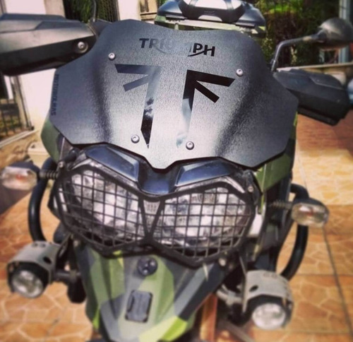Imagem 2 de 4 de Bolha Parabrisa Esportiva Triumph Tiger 1200 Explorer 12-15