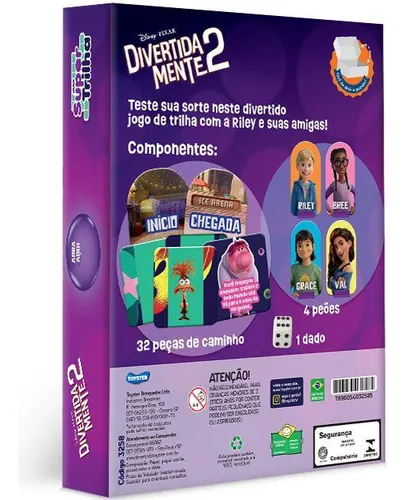 Divertida Mente 2 Jogo Supertrilha - Toyster
