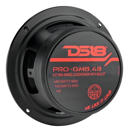 Ds18 Pro-gm6.4b Bocinas Medio Rango 6.5 Con Bala 480W