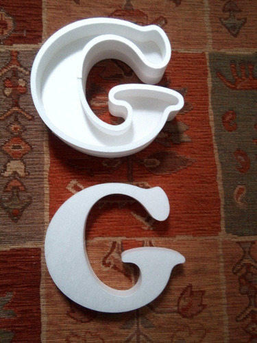 Imagen 4 de 7 de Nombre Con Letras Huecas 16 Cm De Polyfan Tu Nombre Importa
