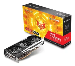 Placa De Video Rx 6700 Xt Sapphire Nitro+ Radeon, 12gb