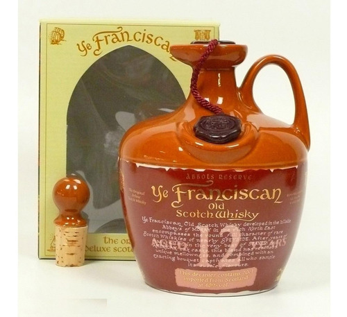 Whisky Ye Franciscan 12 Años Vasija Porcelana 750ml Estuche