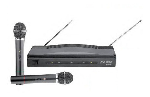 Imagen 1 de 2 de Par Microfonos Inalambrico Dimamicos Hasta 50m Karaoke 3002