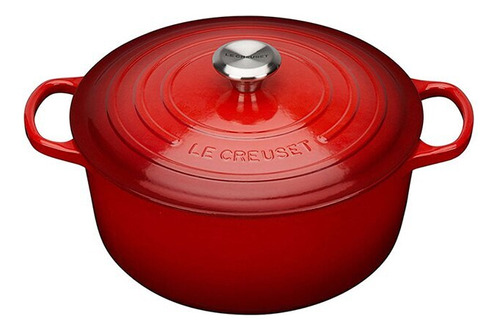 Panela Redonda Le Creuset Signature Vermelha 28 Cm