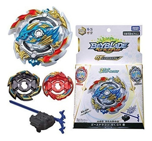Beyblade Burst GT Ace, Rock y Gran Dragón B-133 T. Tomy