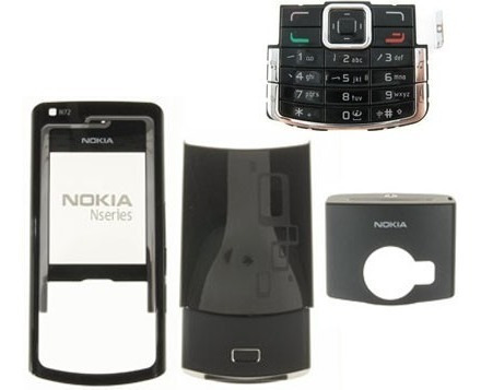 Carcasa Nueva Para Nokia N72 Con Teclado Botones Y Tapa