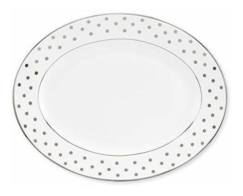 Bandeja Oval Kate Spade Larabee Road Platinum