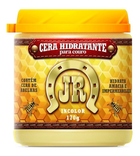 Imagem 1 de 10 de Hidratante De Couro - Cera Jr - 180g
