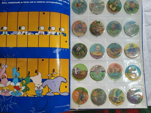 Álbum Magic Tazo Tiny Toon Elma Chips Original - Incompleto
