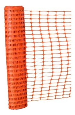 Malla/cerca Seg Pvc 8 Lbs 1.22m P/m Naranja Trical