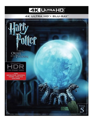 Harry Potter Orden Del Fenix Año 5 Pelicula 4k Ultra Hd