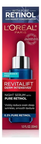 comprar L'oreal Paris Revitalift Suero Nocturno De Retinol 0.3 % reduce visiblemente las arrugas y suaviza la textura