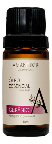 Óleo Essencial Amantikir Gerânio 10ml 100% Puro 3unid