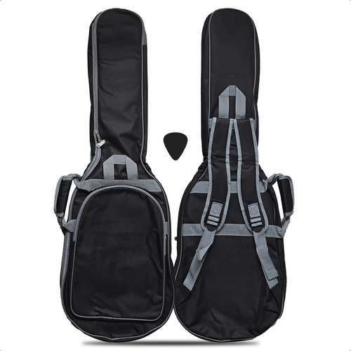 Funda Acolchada Impermeable Guitarra Eléctrica Mochila + Pua