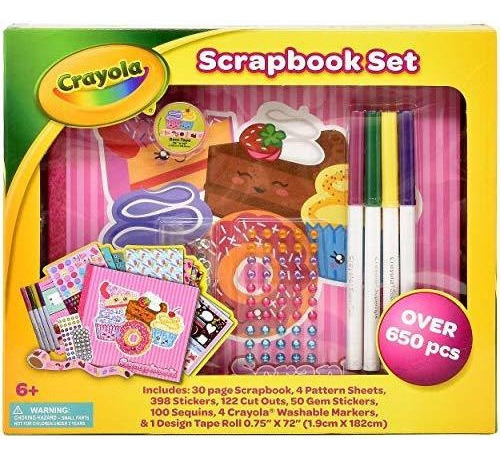Crayola Scrapbook Activity Craft Kit Mess Mess Journal Set P