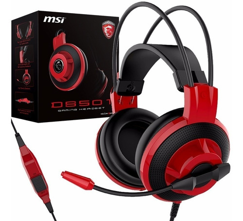 Auricular Msi Ds501 Gaming Headset With Microphone