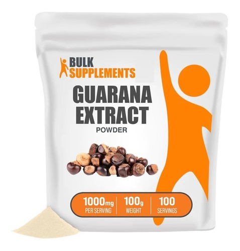 Bulk Supplements | Extracto Guaraná | 100g | 100 Servicio