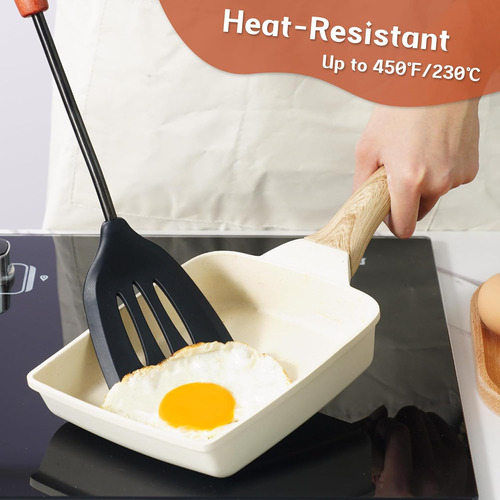 Espátula De Silicona Para Wok, Espátulas Ranuradas, Cucharón