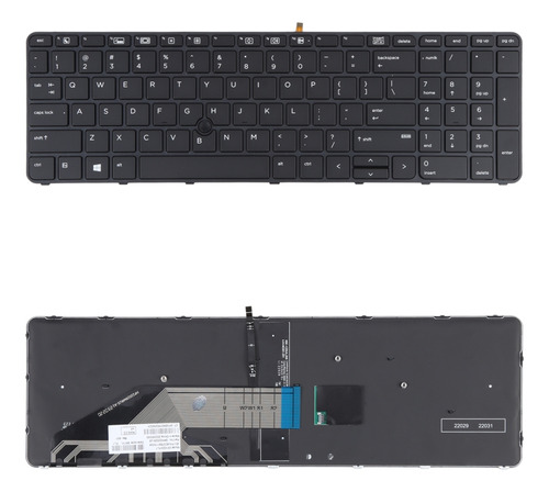 Us Keyboard For Hp Probook 650 G2 G3 655 G3 450 G3 841137-00